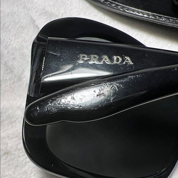 Prada Women's Butterfly Frame Sunglasses SPR 181 Black - COA - Picture 4 of 13
